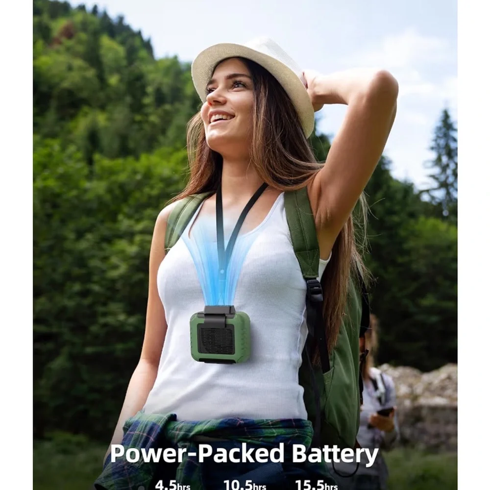 Green Personal Waist Fan